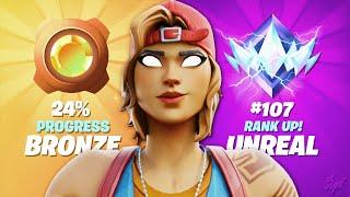 BRONZE To UNREAL Fortnite Solo SPEEDRUN