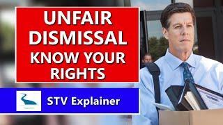 Unfair Dismissal - Know Your Rights  STV Explainer