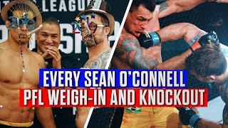 Every Sean OConnell PFL Weigh-In & Knockout