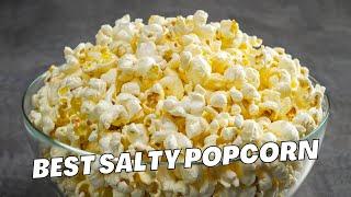 How to Make SALTY POPCORN in 10 Min  Best Homemade Salt Popcorn. Recipe by Always Yummy