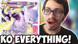 One Hit KO Everything w Mewtwo VSTAR LunatoneSolrock Combo Scarlet & Violet PTCGL