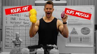 How To Eat To Burn Fat & Build Muscle  Full Calorie & Macronutrient Breakdown  Rob Riches