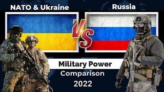 NATO and Ukraine vs Russia Military Power Comparison 2022