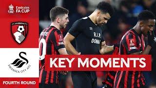 Bournemouth v Swansea City  Key Moments  Fourth Round  Emirates FA Cup 2023-24