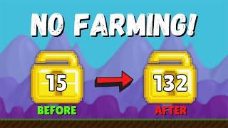 LAZY PROFIT USING ONLY 15 WLS  NO FARMING  Growtopia How To Get Rich 2021  TriggerFear