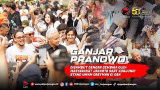 Tiba di GBK Ganjar Pranowo Berkreatifitas bersama Generasi Z dan Generasi Milenial