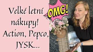 VELKÉ letní NÁKUPY Pepco JYSK Action TEDi... Letní rekonstrukce BALKONU