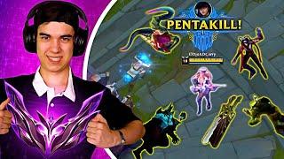 ¡¡PENTAKILL BRUTAL con CAITLYN justo EL DÍA que.. LLEGO a MASTER DE ADC  RETO COMPLETADO 