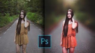 How to BLUR Background & Apply COLOR Effects in Photoshop