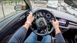 2023 Skoda Fabia 1.0 TSI 110HP 0-100 POV Test Drive #1570 Joe Black