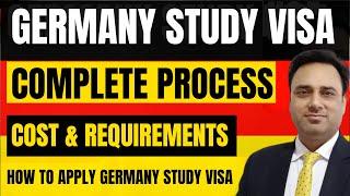 How To Apply Germany Study Visa  Complete Process 2024  Total Cost  #germany #study #visa
