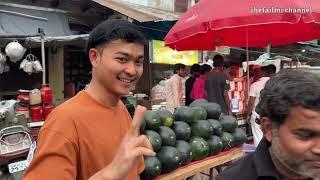 BUKA PUASA ON THE ROAD DI INDIA+NGABUBURIT PIJAT PINGGIR JALANANNIKMAT BANGET