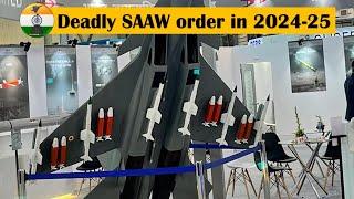 Indian Air force future weapon Deadly SAAWSmart Anti Airfield Weapon to be ordered in FY 2024-25