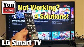 LG Smart TV How to Fix YouTube App Not Working 9 Solutions