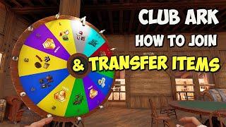 ASA How To Join Club ARK And Transfer Your Items Back to your Server