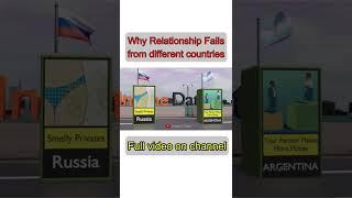 Why Relationship Fails from different countries  Insane data #shorts