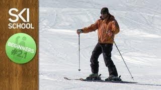 Beginner Ski Lesson #2.1 - Committing to the Downhill Ski