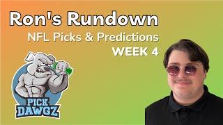 Week 4 NFL Picks & Predictions 2024  Rons Rundown