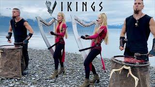 VIKINGS - If I Had A Heart Fever Ray Harp Twins + @VolfgangTwins