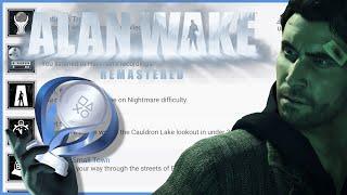 Alan Wake Remastered Post Platinum