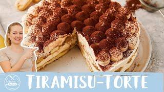 Tiramisu Torte mit Löffelbiskuit    Tiramisu als Torte  Einfach Backen