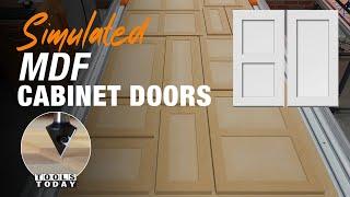 How To Make MDF Cabinet Doors with CNC Free Plans  ToolsToday