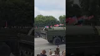 Ядерные Искандеры во время военного парада в Минске