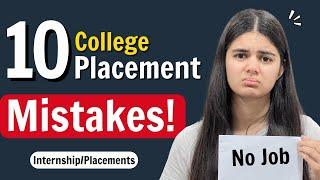 College Placement in India  10 Mistakes to Avoid