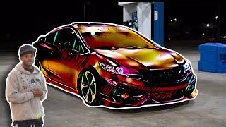 FULLY BUILT TURBO CIVIC WRAP REVEAL 