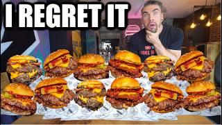 I ALMOST DIED TRYING TO GET A NEW BURGER CHALLENGE RECORD  Joel Hansen