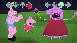 Horror Peppa Pig Room in Friday Night Funkin be like  Muddy Puddles Funkin