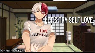 Shoto Todoroki comforts you after self-harm. Shoto x Self harm victim