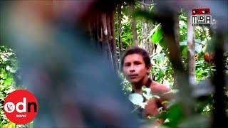 Rare Footage of Uncontacted Tribesman in the Amazon Rainforest