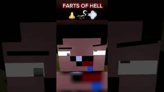 FARTS OF HELL. Noob Bobs Funny Fart moments. #minecraft #minecraftanimation #roblox #viral