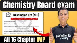 Chemistry All 16-Chapter Important Question by #newindianera #class12thchemistry   90% in Boards