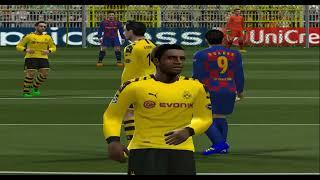 PES 2020 PS2 Borussia Dortmund vs Barcelona - Champions League