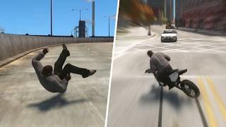 GTA IV - Brutal Motorcycle Crashes & Ragdolls Vol.33 Euphoria Physics