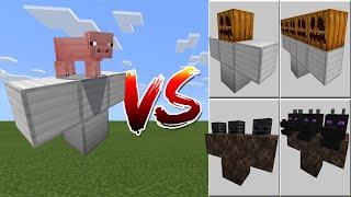 The Pig Golem vs Minecraft Mobs