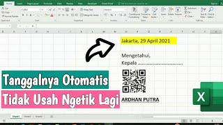 Cara Membuat Tanggal Tanda Tangan Otomatis di Excel