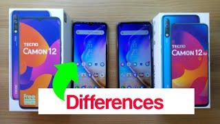 Tecno Camon 12 Vs Camon 12 Air