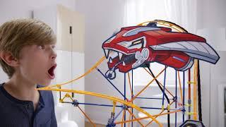 UK K’NEX Mecha Strike thrill ride video