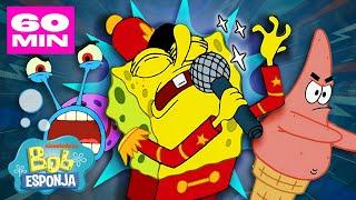 Bob Esponja  ¡Lo MEJOR de Bob Esponja Temporada 2 Parte 3  60 MINUTOS  Bob Esponja en Español