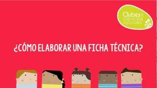 ¿Cómo elaborar una ficha técnica?