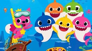 Baby Shark - Bayi Hiu Super Remix con letra y voz  Canciones infantiles y rimas infantiles Lagu Anak