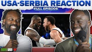 Draymond Green & Baron Davis react to USA Basketballs win vs. Serbia + France benches Gobert again