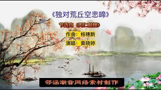 （Teochew Opera）Karaoke潮剧唱段《独对荒丘空悲啼》左右伴唱版本，节选自潮剧《周仁献嫂》，黄晓婷原唱，邻涵潮音合成制作