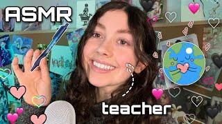 ASMR  Welcome To Geography Class  whispered to soft spoken teacher roleplay 