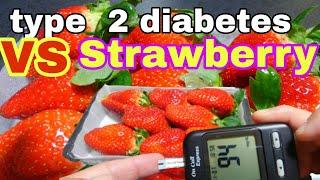 #12 Strawberry VS diabetes Blood glucose Sugar level　 　