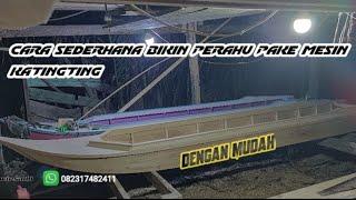 proses pembuatan perahu boat#boat boat Indonesia #perahubalap #perahuwisata