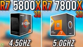 Ryzen 7 5800X3D vs Ryzen 7 7800X3D - Big Difference?